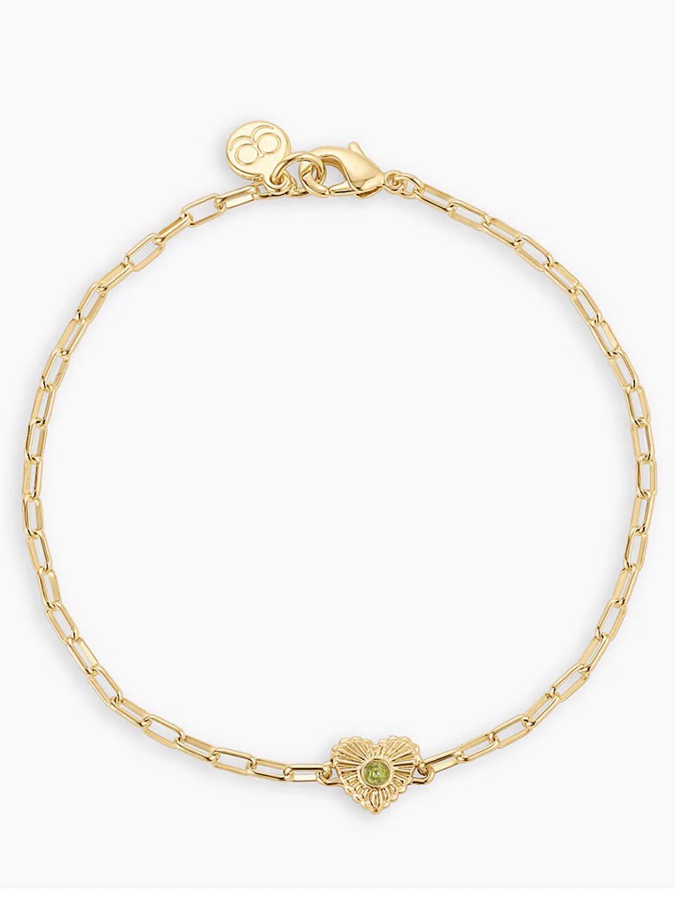 Gorjana Birthstone Heart Bracelet
